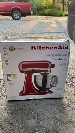 Kitchen aid artisan mixer never opened