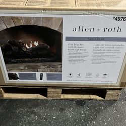 Allen Roth gas log set 24”