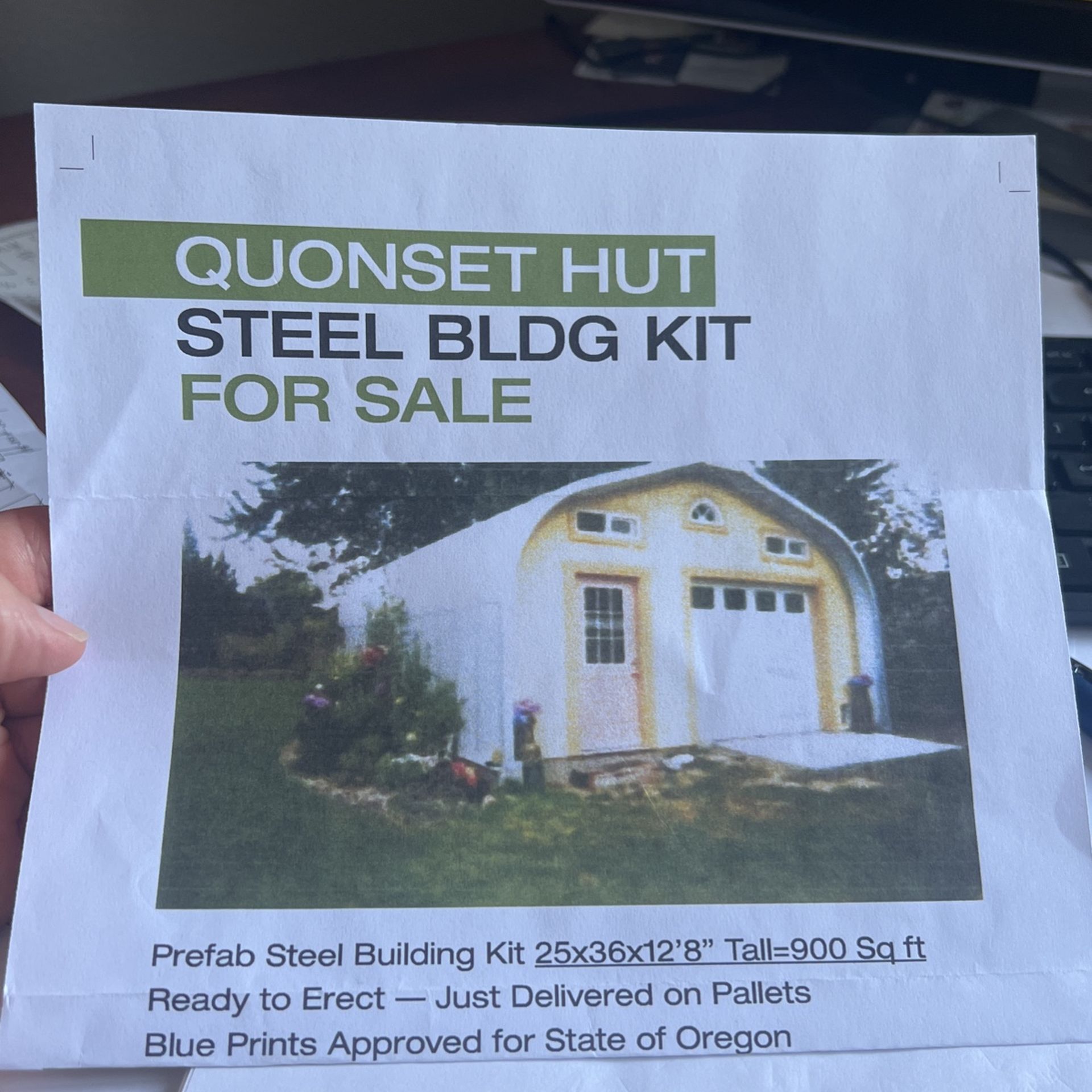Quonset Hut Steel Building Kit