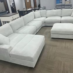 Oversized Fabric Livingroom Sectional Couches Sofa Furniture 🛋 