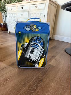 Kids carry on suitcase with wheels $25