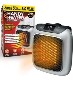 Handy Heater Turbo Heat Wall Outlet Heater
