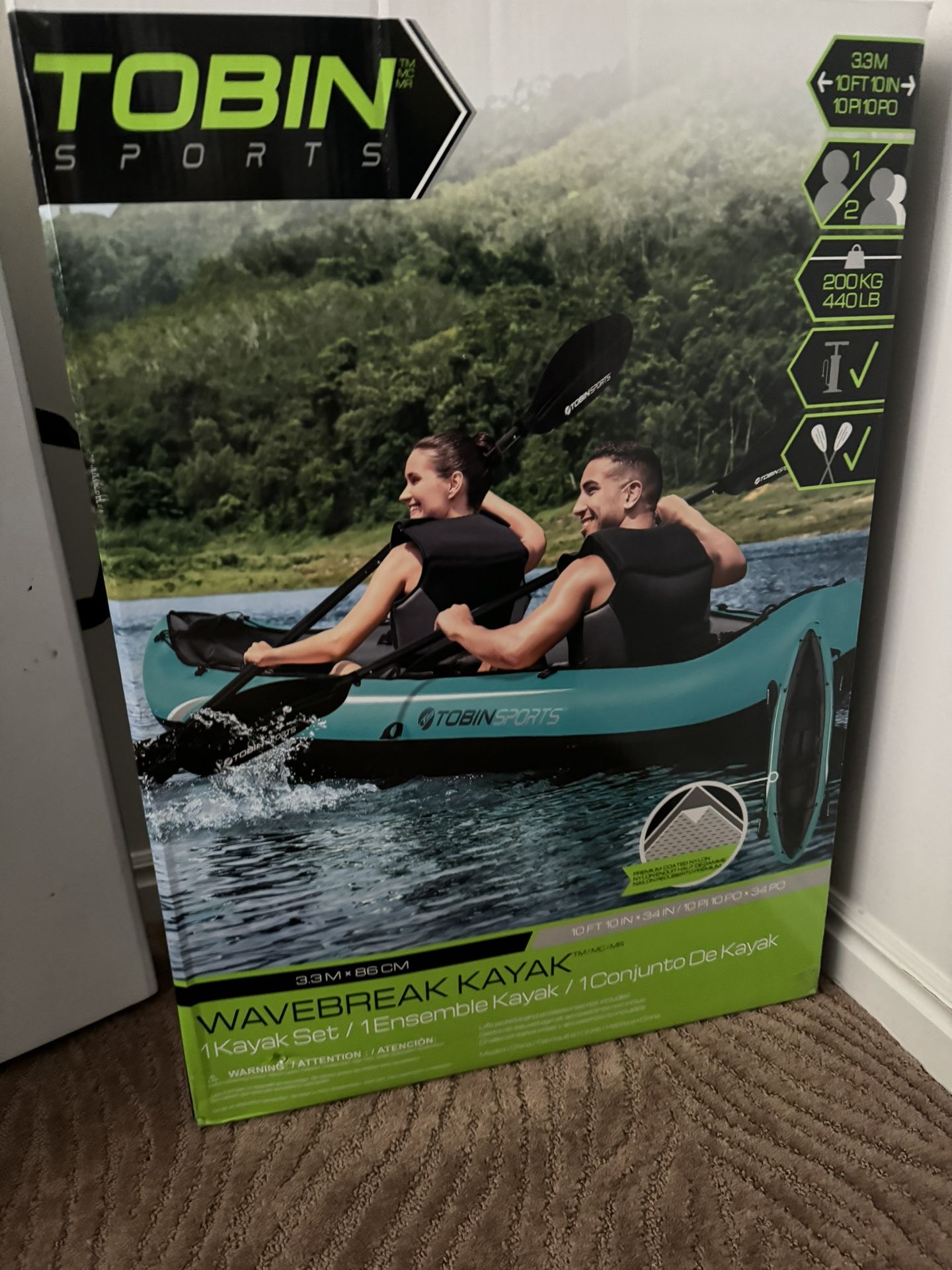 Brand New - 10 Ft. 2 Person Kayak
