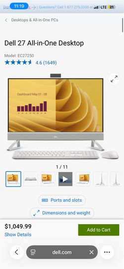Dell Inspiron 27 7710 touchscreen (READ description
