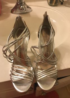 Silver Chinese laundry heels