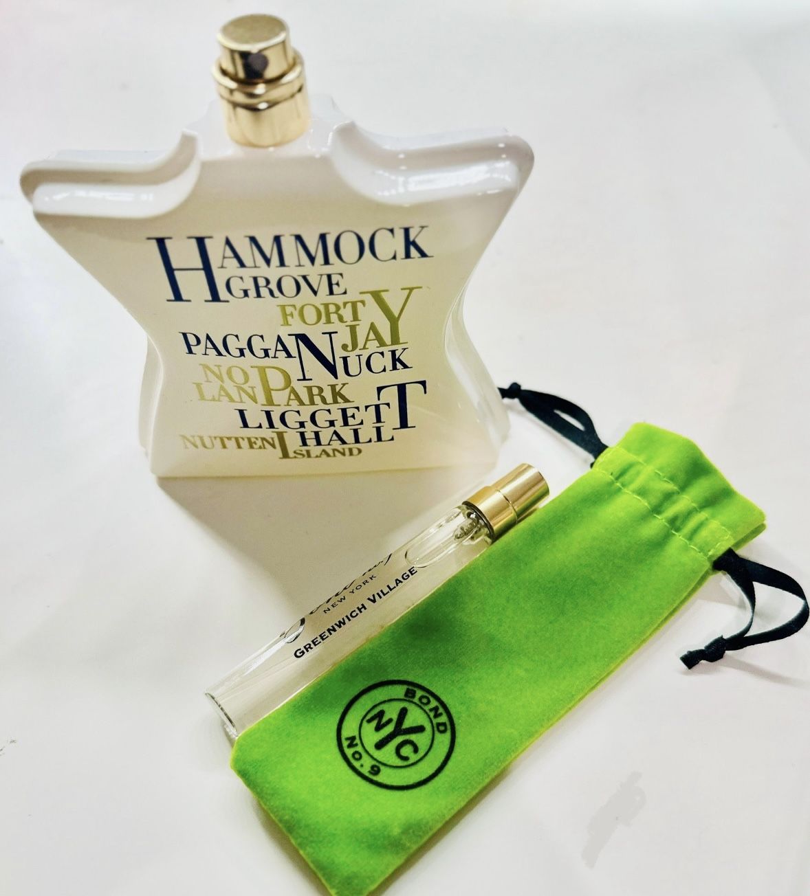 Bond No 9 Governor’s Island 3.3oz Tester And Greenwich Village Travel Spray