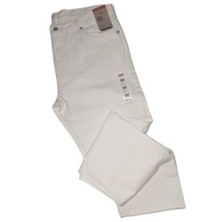 NEW Men White 40x32 Levi's Jeans