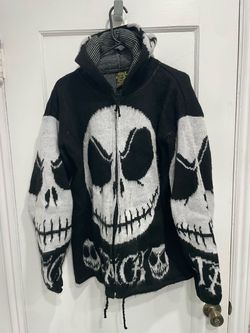 Jack the Skeleton “ Nightmare before Christmas “ Hoodie Sweater ( size Large ) unisex $40