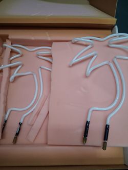 Custom palm trees neon lighting