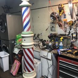 Sidewalk Barber Pole