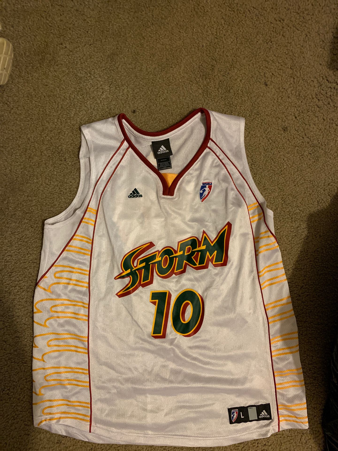 Storm WNBA Sue Bird Jersey Women's LG
