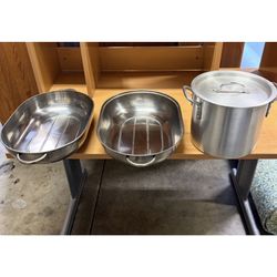 Set Of Stainless Steel Cookware 