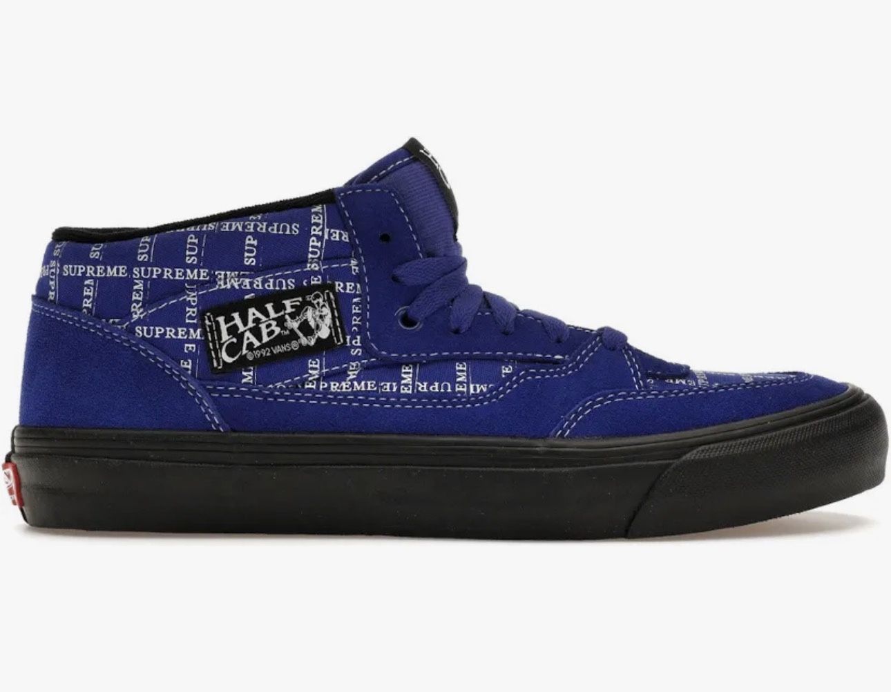 Vans Half Cab Supreme Grid Blue 8.5