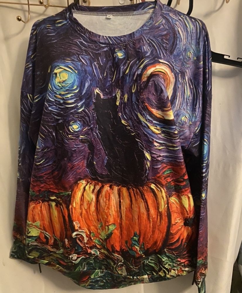 Halloween Sweatshirt Size l