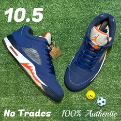 Size 10.5 Air Jordan 5 Retro Low “Knicks” 🍊