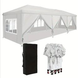10x30 Easy Up Canopy Tent Sidewalls Included 