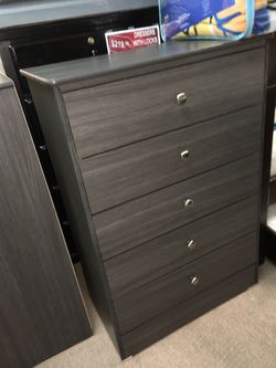 Compressed wood dresser