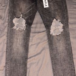 Dirty Blowout purple jeans size 31