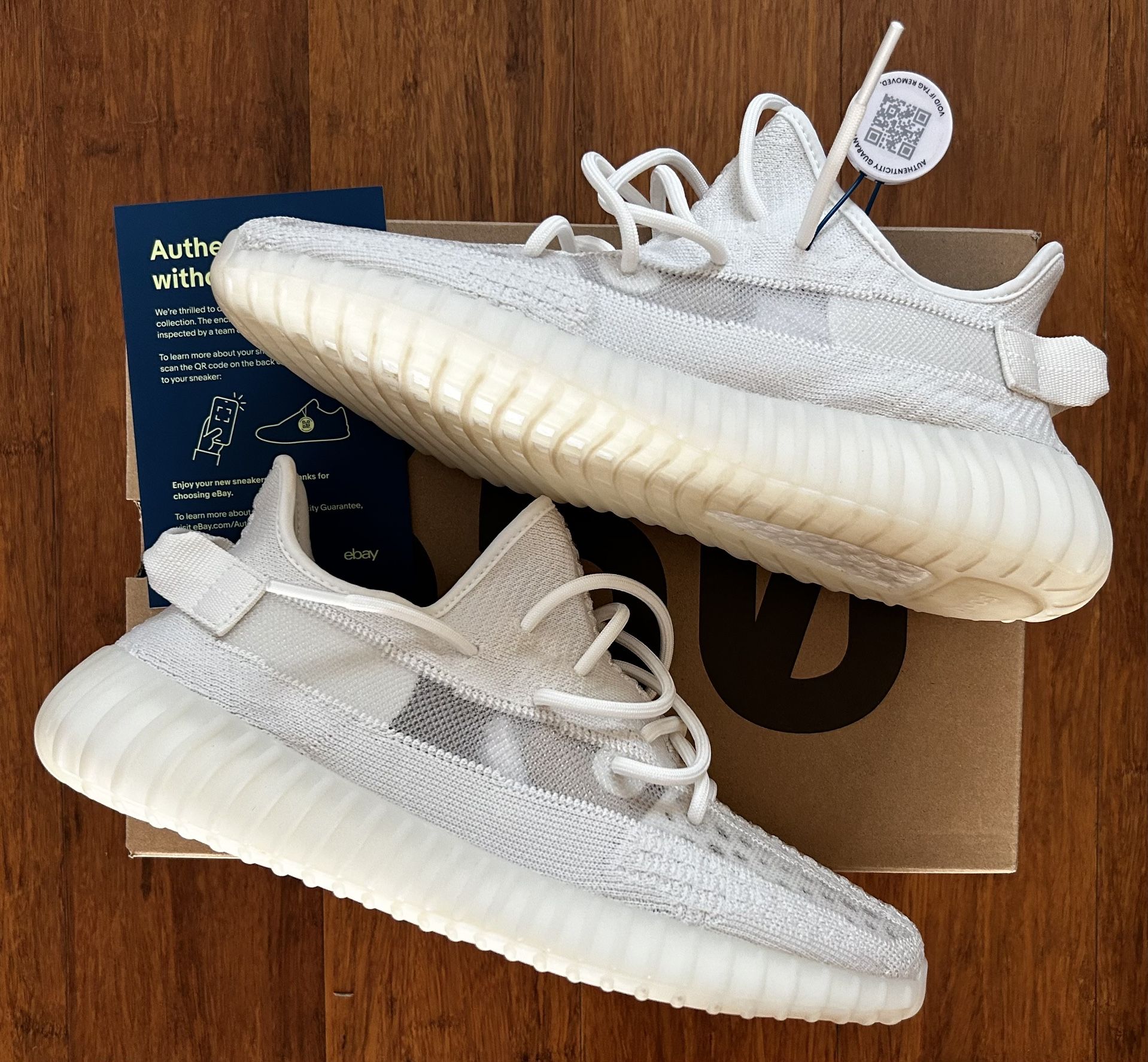 ADIDAS YEEZY BOOST 350 V2 Men’s BONE Sneakers! SIZE 10.5! WORN ONCE!