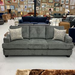 Large Dark Grey Sofa