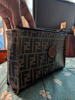 Vintage Fendi Zucca FF cosmetic/travel pouch