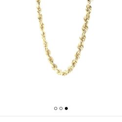 10k Gold Rope Chain 
