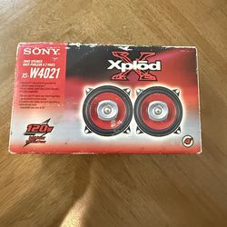 Sony Xplod 4” car speakers