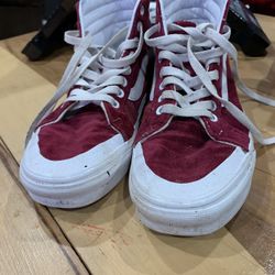 Red Velvet Size Woman’s 7 Vans