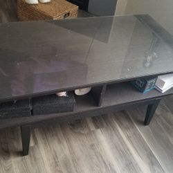 IKEA Coffee Table With Glass Top