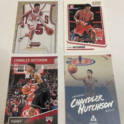 Lot of 4 Chandler Hutchison Rookie Cards