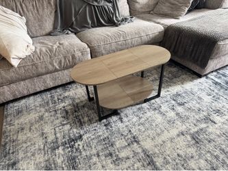 Small Modern Oval Coffee Table