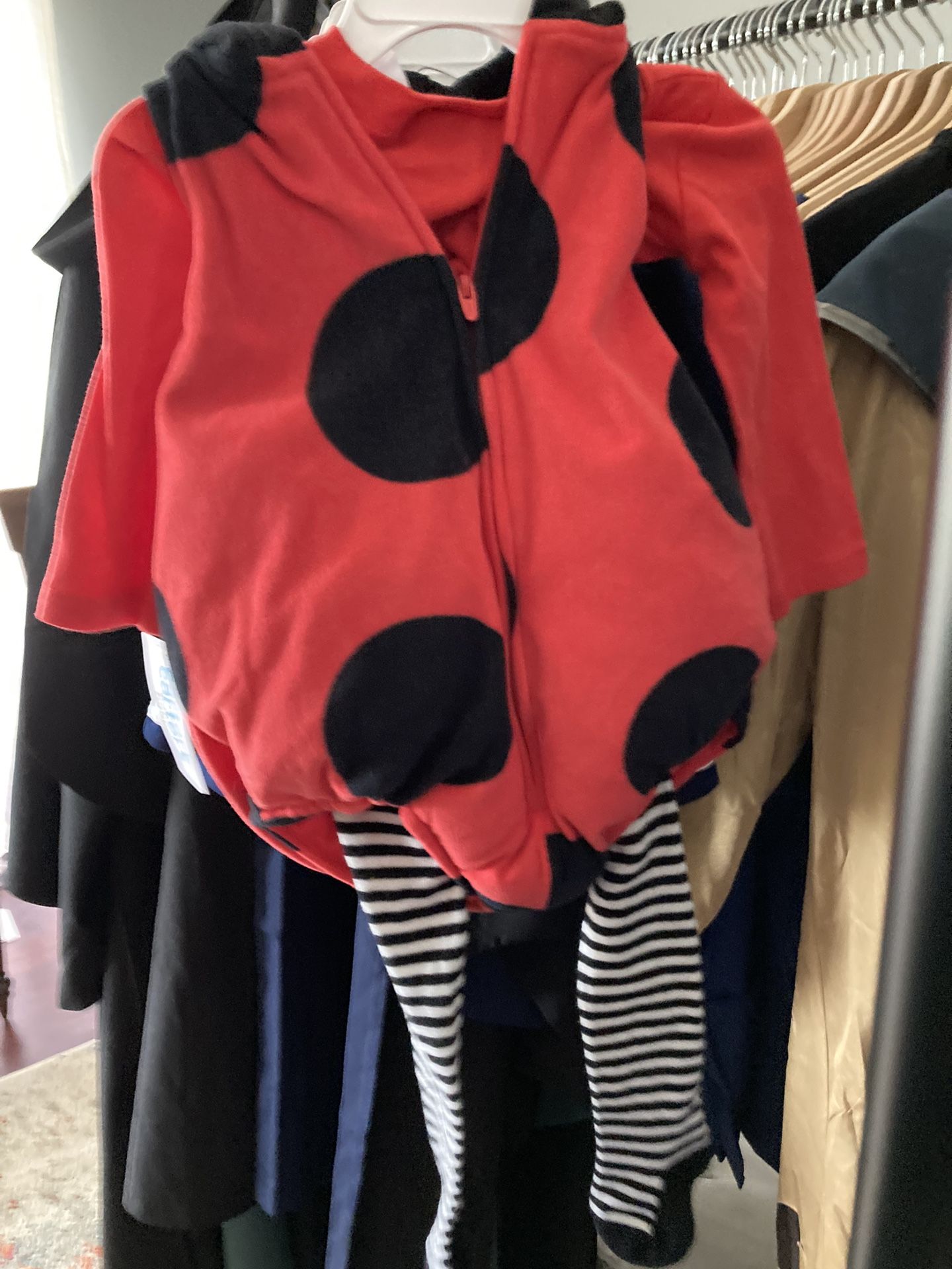 New Carters Ladybug Costume 12 month Toddler Wings