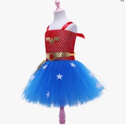 Wonder Girl Costume Dress Superhero Costume Children (3-4YR) *BRAND NEW*