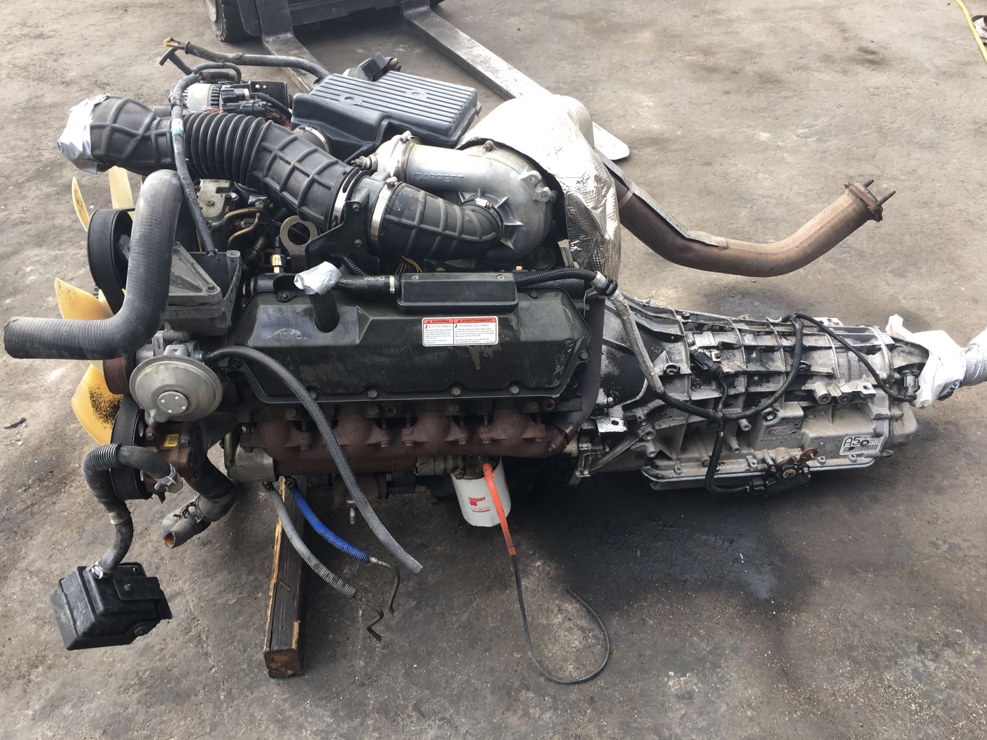 2002 e350 7 3 diesel motor and transmission 88k for sale in norwalk ca