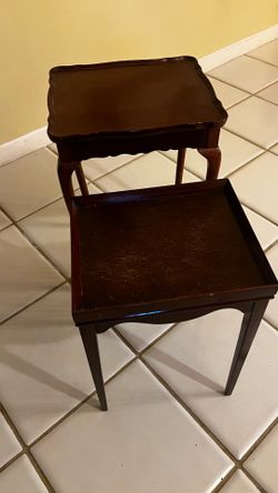 Antic end tables (3 per , each are 2 item)  all 120$