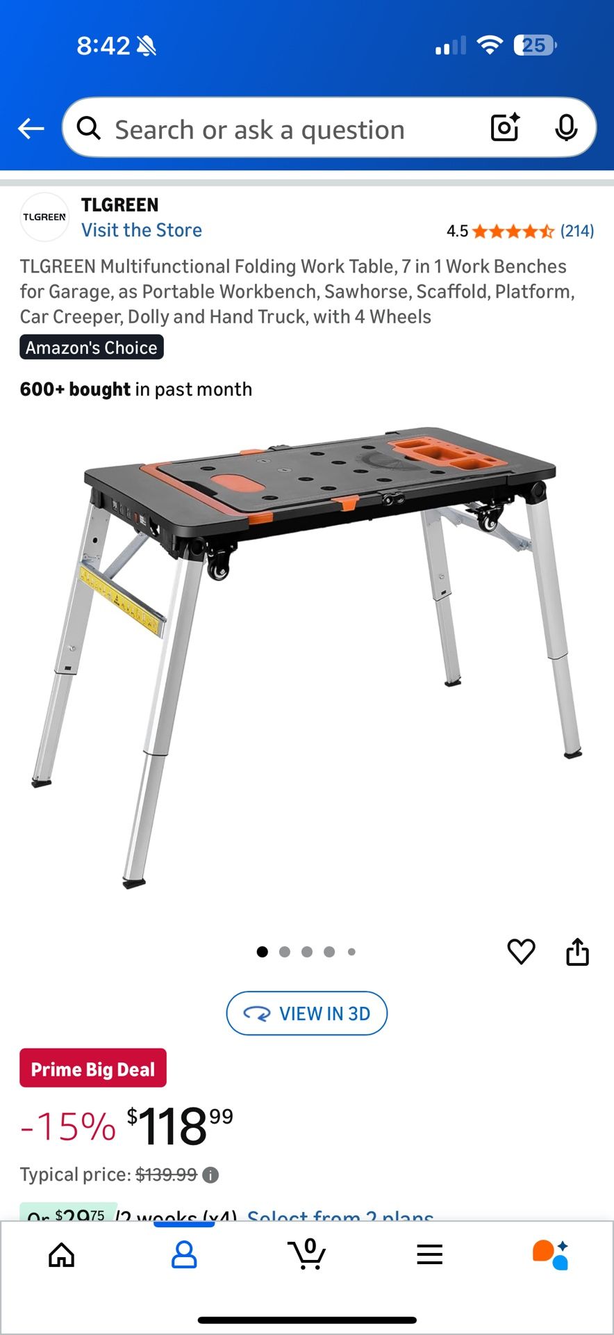 Portable Work Table