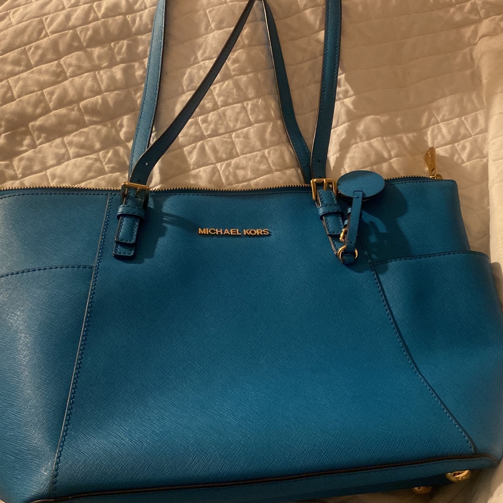 Michael Michael Kors Jet Set Tote Bag Blue