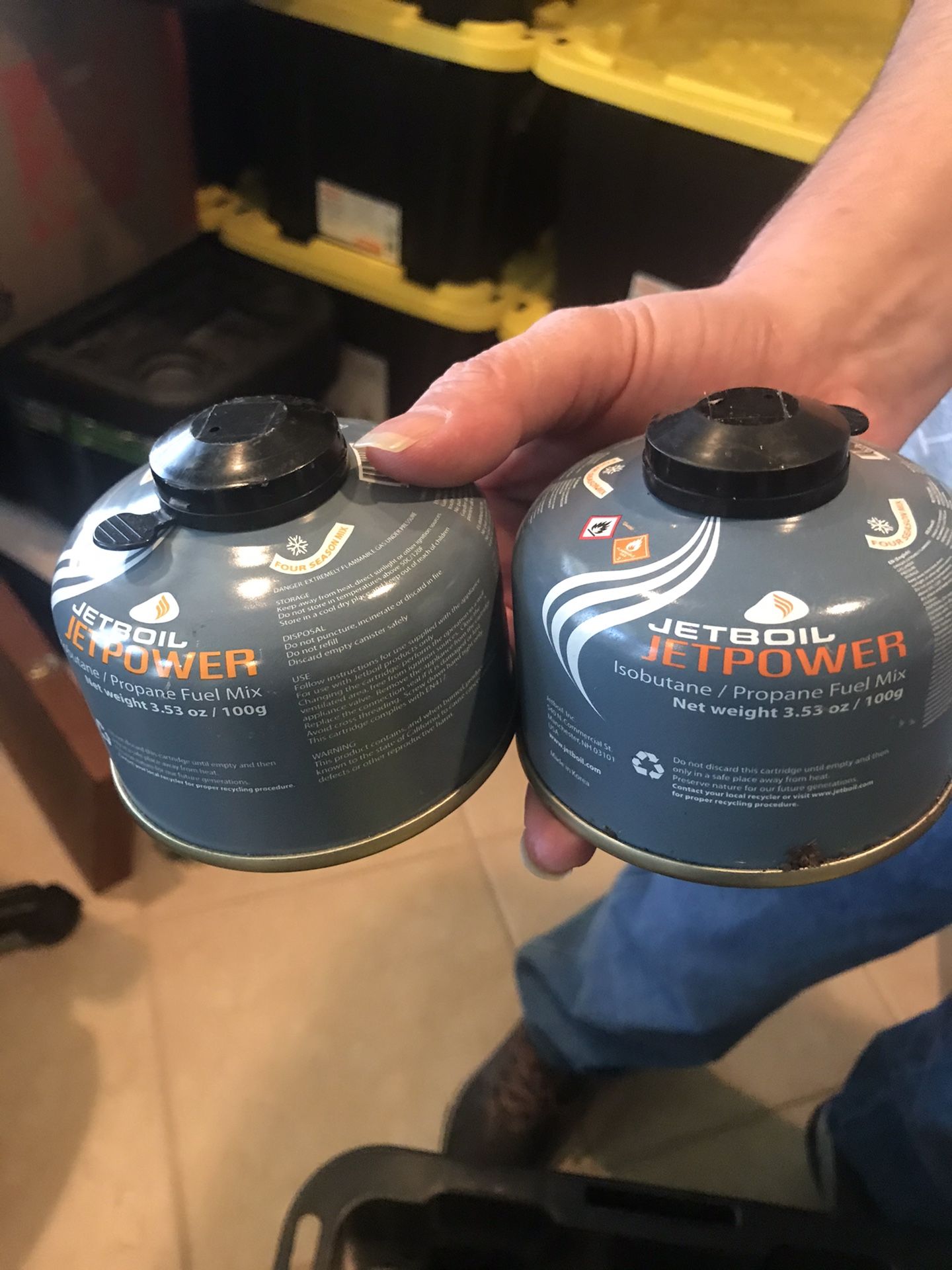 2 No of JETBOIL JETPOWER Fuel Canister - 100g