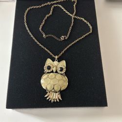Owl Long Necklace