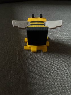 Yellow and Black Bee Toy Figure with Wings