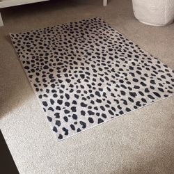 Leopard Area Rug 5x7
