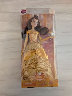 Disney Princess Belle Classic Doll 12" Collection with Chip Figure NIB Rare