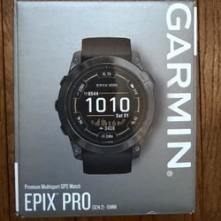 Garmin Epix Pro Gen 2 51mm Smartwatch Black 7 Bands