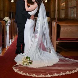 Allure Bridal Dress And Spanish Veil
