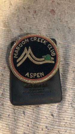 Hand embroided bullion blazer crest