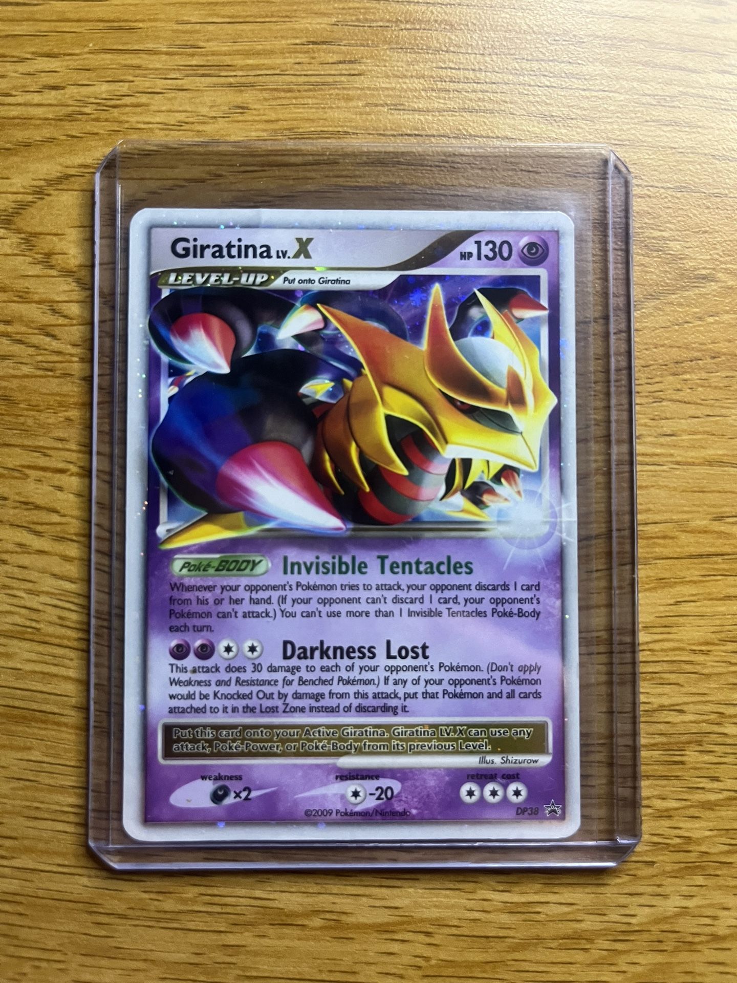 Pokemon TCG Diamond & Pearl Giratina LV.X DP38 Holo Promo Card
