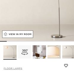 CB2 Modern Arc Lamp Value