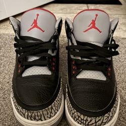 jordan 3 black cement size 12