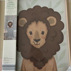 Baby Wall Art Lion