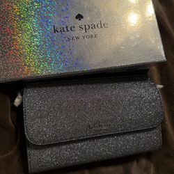 Kate Spade Medium Glitter Wristlet Nwt NIB